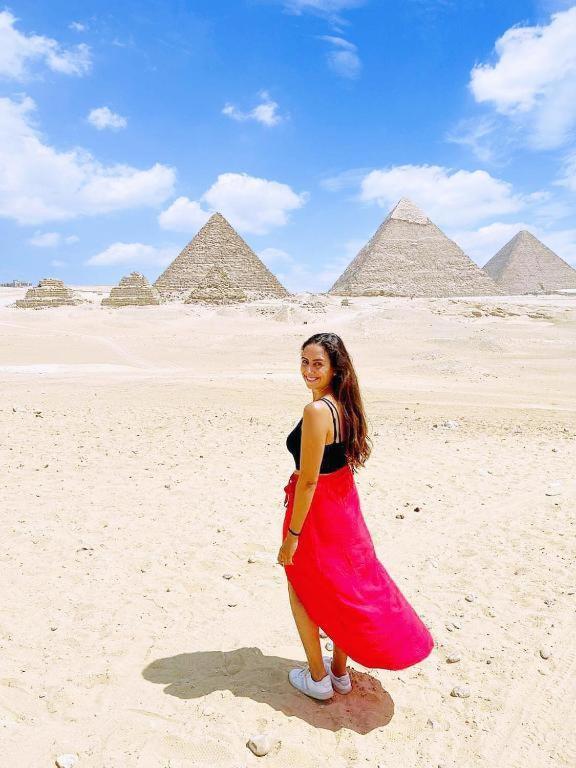 Khufu Pyramids Hotel Kafret el-Gabal Eksteriør bilde